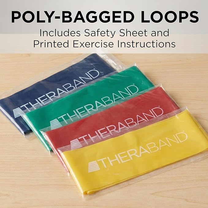 THERABAND Resistance Band Loop Set