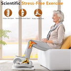 Under Desk Oval Exercise Machine Electric Oval Leg Exerciser Seen on TV 12 Speed Foot Exerciser for Seniors Portable Mini Seat Pedal Exerciser for Home Office