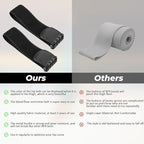 2 Pcs Occlusion Bands BFR Bundle Booty Bands Adjustable Best Fabric Resistance Bands Glutes Hip Building Blood Flow Restriction Bands for Women Exercising Butt Squat Thigh Fitness Legs Hip Building