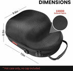 Livelab Hat Case, Hard Hat Case for Baseball Caps, Hat Storage with Carrying Handle & Shoulder Strap, Hat Organizer Protects Up to 6 Hats, Perfect for Travel & Home Storage - Black