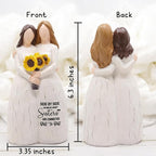 Sister Figurines, Best Sister Gifts from Sisters, Friendship Gift for Women Sisters for Birthday, Christmas