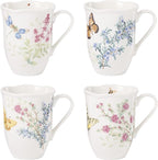 Lenox 897911 Butterfly Meadow Herbs Mugs, Set Of 4