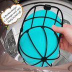 2 Pack Hat Washer Cage for Washing Machine Baseball Cap Washer for Dishwasher, Hat Racks Cleaner Holder for Adults and Kids Ball Hats Cleaning, Black