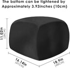Under Desk Elliptical Cover - Oxford PVC Waterproof & Ellipse Leg Exerciser Case Compatible with YOSUDA YSD-ME/ANCHEER Under Desk Elliptical Machine (Black)