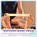 Set of 5 Toe Stretcher Band Separator Spacer Bunion Correction Hallux Valgus Alignment Foot Stretcher Straightener Resistance Loop Yoga Exercise Foot Care with Carry Bag(Pastel)
