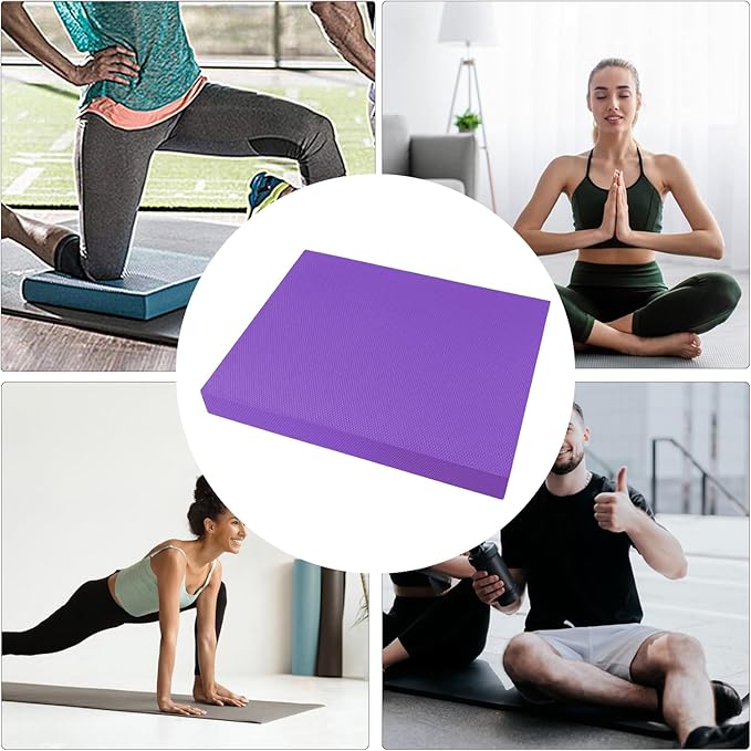Stability Pad - 50x40cm Soft Thick Stability Mat - Balance Cushion Foam Pads for Exercise | for Women Men Home Gym Floor Yoga Workout Physical Training Stretching
