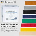 THERABAND Resistance Band, Special Heavy, 50-Yard Roll, Elastic Band for Exercise