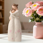 Gifts for Mom from Daughter - Sculpted Hand-Painted Mother and Daughter Figurines, Perfect for Birthday, Mother's Day, Thanksgiving and Christmas.