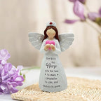 Nurses Gifts - Hand-Painted Nurse Angle Figurine for Women, Nurse Practitioner, RN, Healthcare Workers - Graduation and Medical Graduates Resin Doll - 5.9 Inches Decor for Christmas