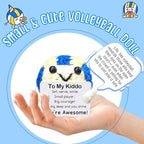 Handmade Collectible Volleyball - Gift for Teen Girls Teen Boys,Encouragement Gift for Young Players,Soft Sports Decor for Bedroom,Emotional Support for Volleyball Lovers