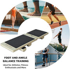 Foot Strengthener & Single Leg Balance Board for Ankle Stability, Plantar Fasciitis & Sprain Recovery | At-Home Physical Therapy & Posture Corrector
