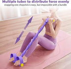 Multifunctional Pedal Resistance Band with Handle,4/6/8 Tubes for All Weights,Upgrade Heavy-Duty TPE Tubes with 300% Stretch for Full Body Workouts.