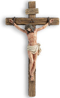 DevotedWalls Extra-Large Catholic Crucifix for Wall,20.75" H Church-Sized Cross of Jesus Christ–INRI,Bloodied Wounds & Realistic Detail for Church,Chapels and Home(Full Color)
