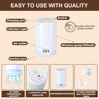 25 Pack Vacuum Storage Bags for Clothing Travel Vacuum Seal Bags With Wireless Pump IP67 Waterproof Reusable Vacuum Compression Bags for Clothing Luggage (1Travel Bag +6Small+6Middle+6Large+6Jumbo)