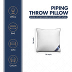 Utopia Bedding Throw Pillow Inserts (Pack of 4, White), 14 x 14 Inches Decorative Indoor Pillows for Sofa, Bed, Couch, Cushion Sham Stuffer