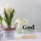 Farmhouse Decor, Acrylic Christian God Home Decorations, Aesthetic Entry Way Table Shelf Decor, Living Room Table Accessories, Boho Office Decorations For Work (02)
