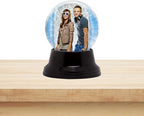 Neil Enterprises Inc. Large LED Light Up Photo Snow Globe with Black Base
