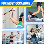 Baseball Resistance Arm Bands - Baseball Bands for Arm Strength, Durable Baseball Bands with Interchangeable Grips, Ideal for Baseball Training, Warm-Ups & Beginner Learning