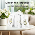 MYARO Scented Sachet House Air Freshener - 12 Pack Long Lasting Gardenia Fragrance Deodorizer for Home Closet Drawer Car