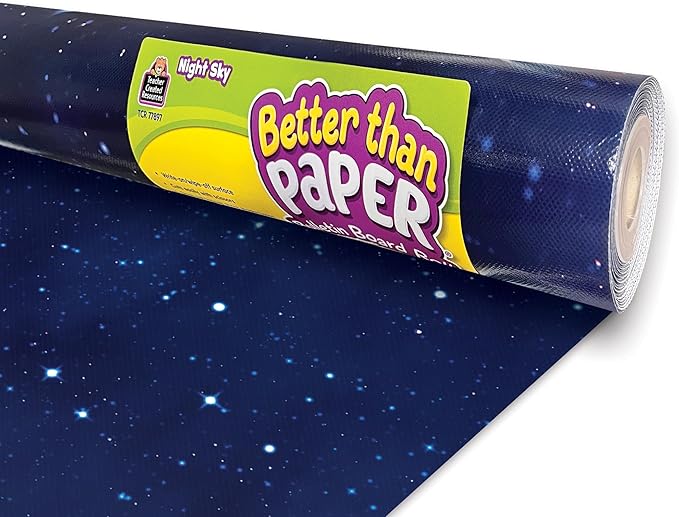 Teacher Created Resources Night Sky Better Than Paper Bulletin Board Roll (TCR77897)