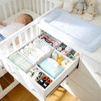 DIMJ Drawer Organizer Clothes, 30 Pack Dresser Organizer, Foldable Closet Organizers and Storage, Fabric Dresser Bins, Drawer Dividers for Nursery, Baby Clothes, Underwears, Sock