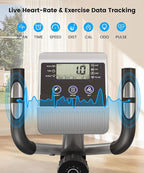 THERUN Elliptical Exercise Machine, Ultra-Quiet Elliptical Machine for Home, 6KG Flywheel Elliptical Trainer, 16 Resistance Levels Elliptical Training Machines w/Pulse Sensor, LCD Monitor