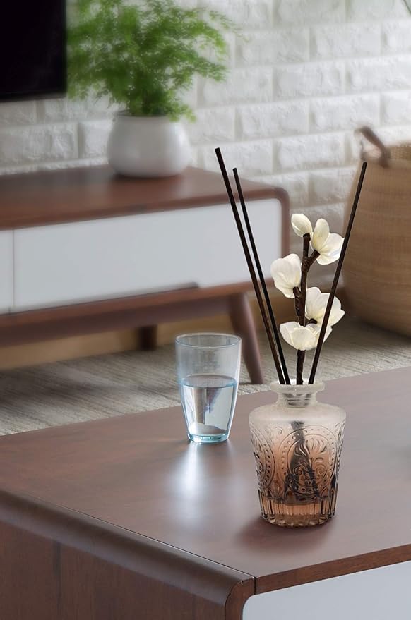 Pack of 100 Black Rattan Reed Sticks,Reed Diffuser Sticks Replacement Rattan Refill Sticks (Black)