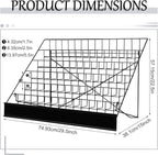 Queekay 6 Tier Wire Countertop Rack black Comic Book Holders Wide Wire Magazine Rack Tabletop Display Stand for Table Top Book Brochure Literature Comic Greeting Card Shelf Holder Stand