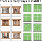 12Pcs Adjustable Drawer Dividers 0.1Inch Thickness DIY Grid Dividers 40x5cm Plastic Organizer Separator for Socks Underwear Makeup Cosmetic Clothes
