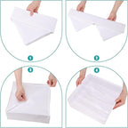 Bra Storage Drawers Organizer for Clothing Underwear Drawer Organizer Dividers Foldable Storage Cube Bins for Bra,Socks, Underwear,3 Pack （White）