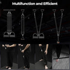 Pedal Resistance Band, Exercise Bands with Handles, Elastic Sit Up Pull Rope, Workout Equipment for Physical Therapy, Home Fitness, Strength Training