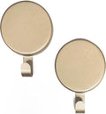 Haute Decor Attract Magnetic Wreath Hanger (Champagne) - Set of 2 Magnets - for 2 Metal Doors/Surfaces or 1 Single-Pane Glass Door/Window