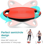 EVERYMILE Wobble Balance Board, Exercise Balance Stability Trainer Portable Balance Board with Handle for Workout Core Trainer Physical Therapy & Gym No-Skid Surface