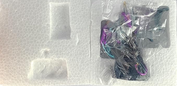 Ain't it Nice Dragon Statue Purple with Medieval Dragon Sword and Crystal Ball Protecting A Castle Collectible Dragon Figurine Fantasy Medieval Dragon Décor, 4.5(L) 2(W) 6.5(H) inches, 71980