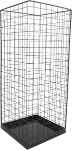 Umbrella Holder, Iron Metal Entryway Storage Rack, Indoor Stand with Hollow Mesh Design for Porch, Office, Home, Umbrellas, Rain Gear & Walking Sticks