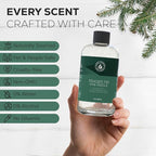 Aroma Country Fraser Fir Christmas Tree Diffuser Oil - Luxury Essential Oils for Diffuser Refill & Air Freshener Room Spray - Natural Home Fragrance, Pine Needle Scented Oil for Diffusers (8.5 Fl. oz)