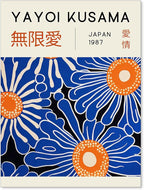Yayoi Kusama Print Vintage Japanese Wall Art Abstract Yayoi Kusama Poster Minimalist Painting Art Exhibition Suitable for Japanese Bedroom,Living Room Office Decor 11x14in Unframed