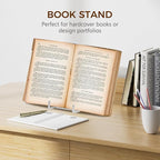 Plate Holder Easel Display Stand - 8 inch Metal Plate Stands for Display - Tabletop Picture Stand - Silver Iron Easels for Display Pictures | Photo Frames | Book | Decorative Plates | Plaque -2 Pack