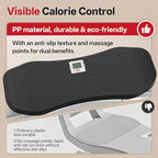 PASYOU Balance Board for Adults, Rock Stepper for Exercise at Home, Simulate Ski Machine with Resistance Band & LCD Display, 330lbs Weight Capacity, Ski Balance Trainer for Full Body