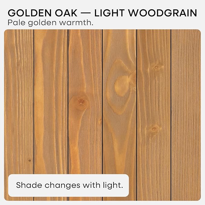Homeforia 18 inch Golden Oak Floating Shelf, High End Solid Real Wood 18inch Small Floating Shelves for Wall Mounted, Oak Wooden 18in Floating Shelves, Heavy Duty Bracket, 18 X 6.5 X 1.75 in, Set of 2