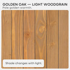 Homeforia 12 inch Golden Oak Floating Shelf, High End Solid Real Wood 12inch Small Floating Shelves for Wall Mounted, Oak Wooden 12in Floating Shelves, Heavy Duty Bracket, 12 X 6.5 X 1.75 in, Set of 3