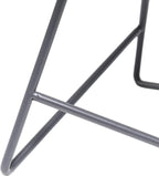 Simple Designs LT2066-GOG 14" Down to the Wire Metal Table Lamp with Fabric Shade, Gray with Gray Shade (Pack of 1)