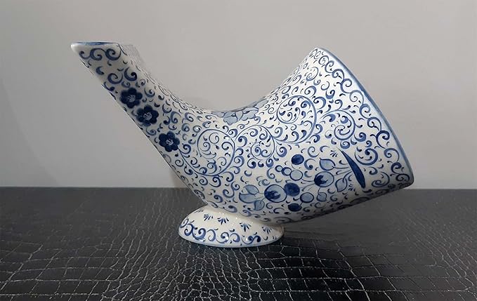 Handmade Ceramic Gramophone Speaker Amplifier Sound Bomb "Cerasound" Gift for Him Gift for Her