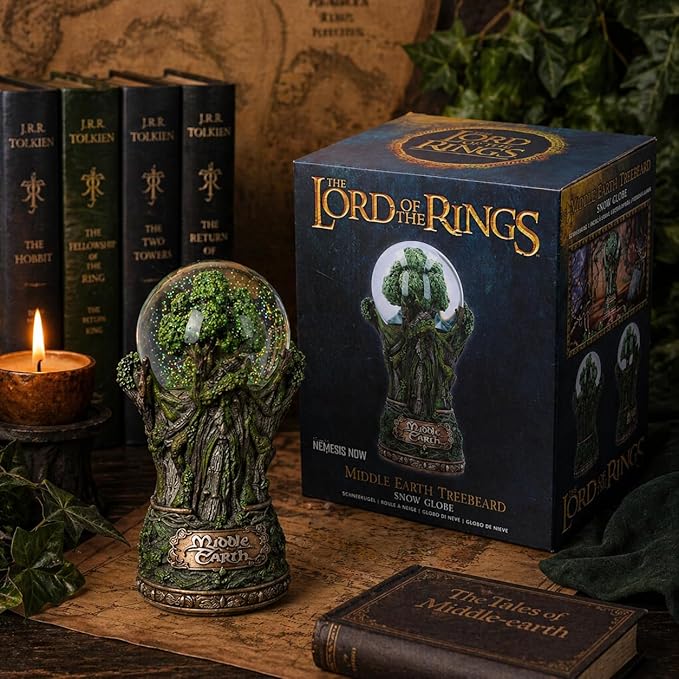 Nemesis Now Lord of The Rings Snow Globe, Middle Earth Collectible, Officially Licensed, Hand-Painted Resin, 19cm - Treebeard