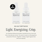 Pura x Studio McGee Home Scent Refill - Smart Air Diffuser - Long-Lasting Luxury Fragrance per Refill - Home Essential - Clean & Safe Diffuser Fragrance - 2 Pack, Sea Salt Driftwood