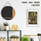 Decorative Sphere for Home Decor - Trendy Gold, Hand Painted, Modern Decorative Balls for Living Room, Bedroom, Kitchen, Bathroom, Office - Table Decorative Orbs for Centerpiece