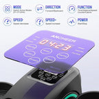 ANCHEER Under Desk Elliptical Machine, Electric Seated Pedal Exerciser, Mini Elliptical Machines, LCD Display Monitor, Portable Quiet Elliptical Machine, Leg Exerciser for Home