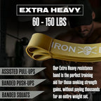 Pull Up Assistance Bands for Working Out - Resistance Bands Set for Men, Exercise, Workout, Fitness, Strength, Weightlifting, Training, Powerlifting, Stretch, Crossfit WOD