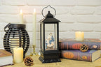 Wondise Lighted Christmas Snow Globes Musical Lantern with Timer, 12 Inches USB Powered & Battery Operated Spinning Water and Swirling Glitter (Jesus)