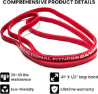Functional Fitness Pull Up Bands Resistance Bands | Exercise Bands for Working Out | Long Stretch Bands for Exercise, Training Bands, Resistance Bands for Stretching